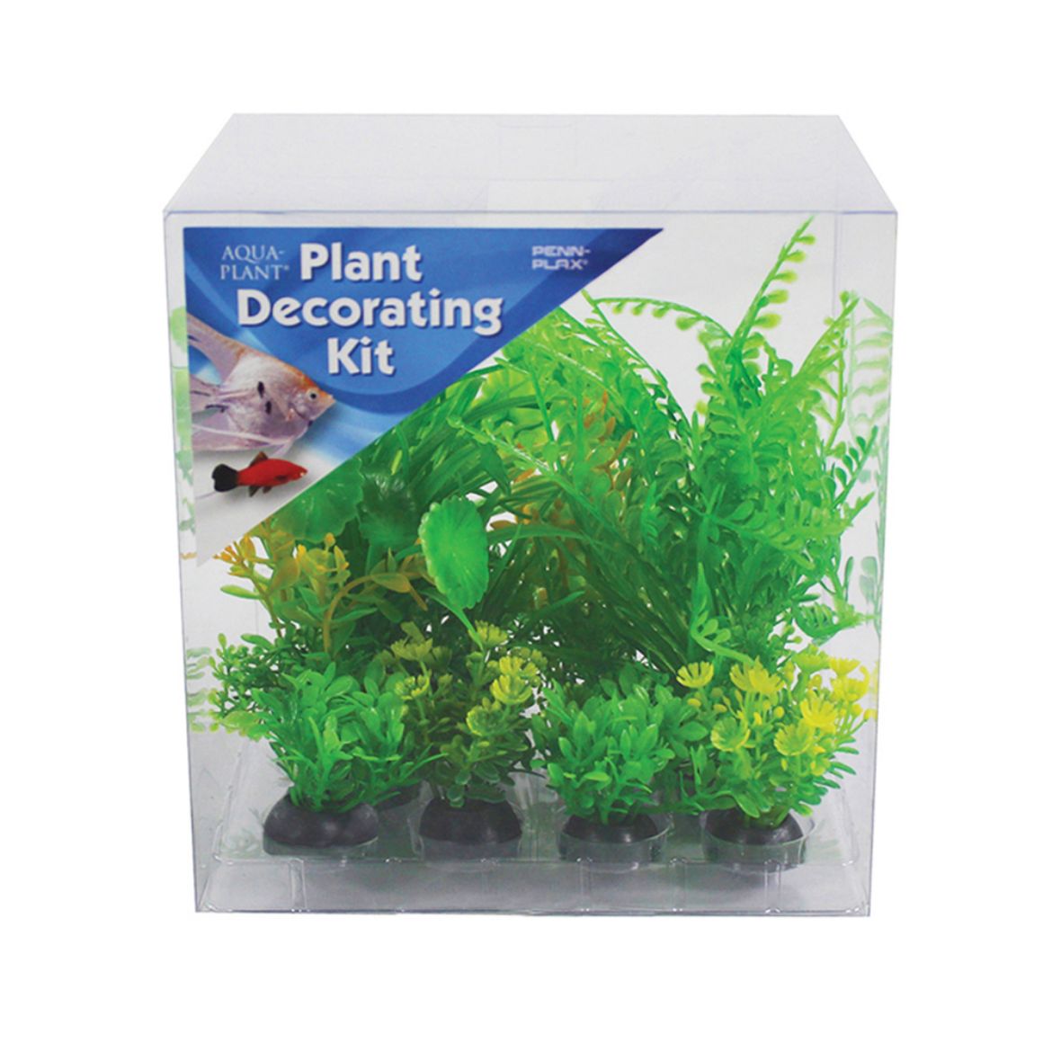 Picture of Green-6 Piece Plant Deco Kit, 2 Medium & 4 Extra Small Plants